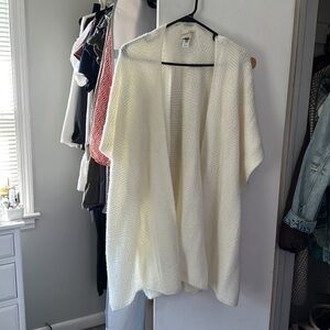 Cream knit Shaw